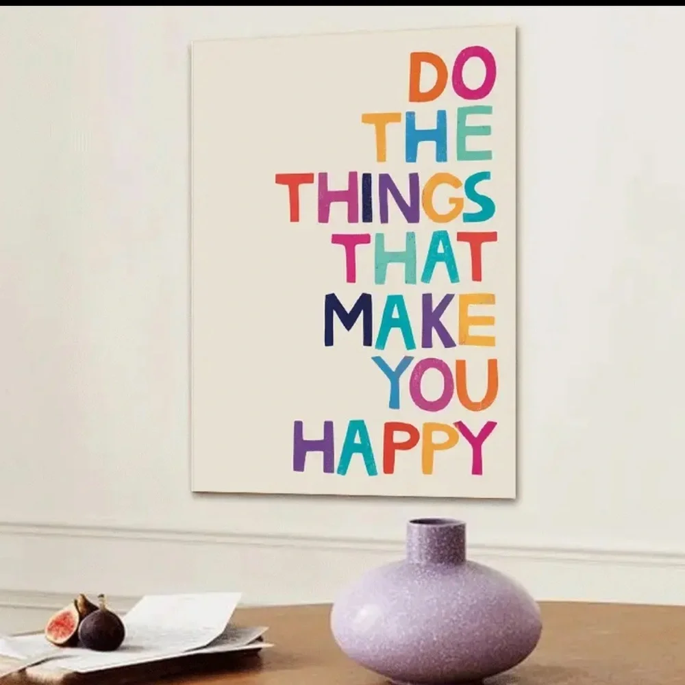 Do the Things That Make You Happy | Canvas Aesthetic Poster 🌟 - Picture 2 of 3